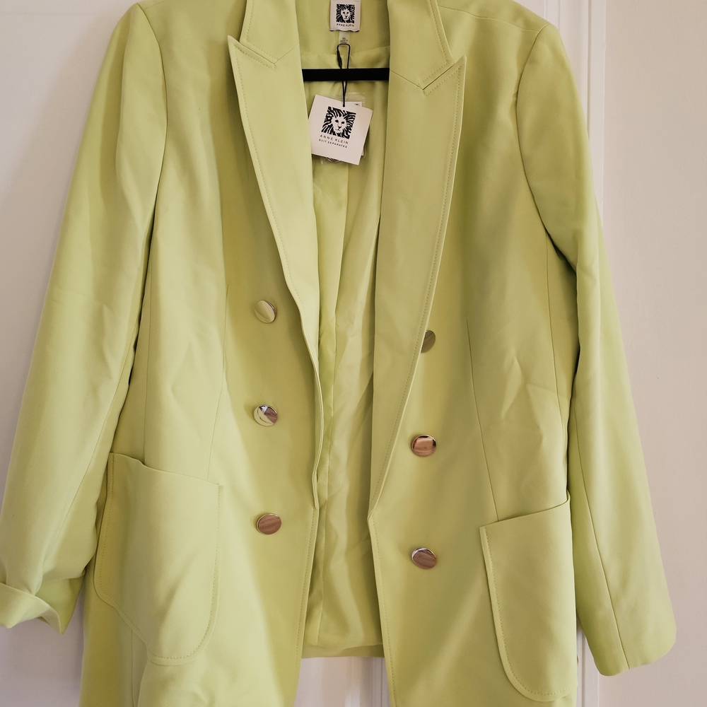 Anne Klein Light Green Blazer